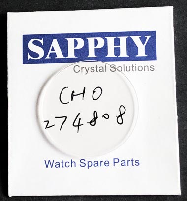 Chopard 274808 reparatie kristal